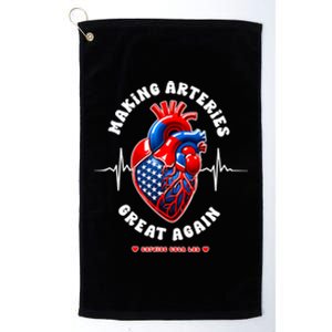 Making Arteries Great Again Cardiac Cath Lab Platinum Collection Golf Towel