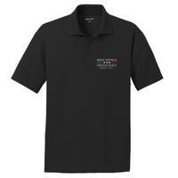 Make America Giggle Again Funny Giggling President Harris PosiCharge RacerMesh Polo