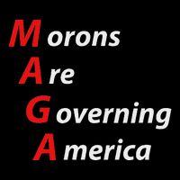 Morons Are Governing America Anti Trump Political Drawstring Bag