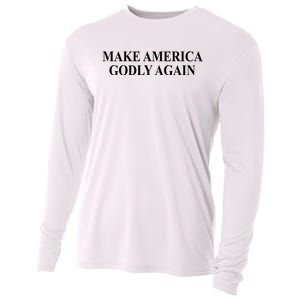 Make America Godly Again Cooling Performance Long Sleeve Crew