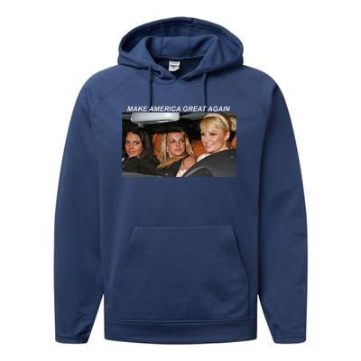 Make America Great Again Performance Fleece Hoodie