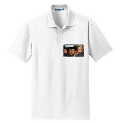 Make America Great Again Dry Zone Grid Polo