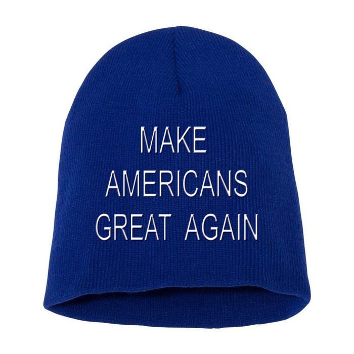 Make Americans Great Again Usa Pride America Gift Short Acrylic Beanie