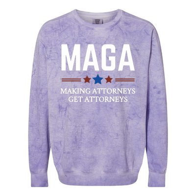 Making Attorneys Get Attorneys Maga Colorblast Crewneck Sweatshirt