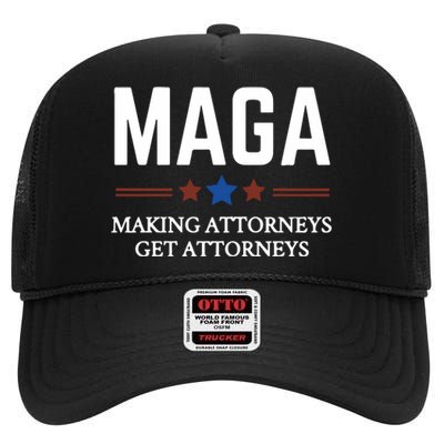 Making Attorneys Get Attorneys Maga High Crown Mesh Back Trucker Hat