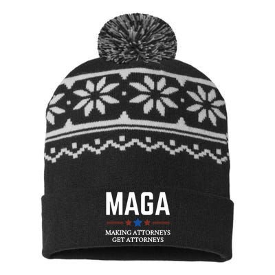 Making Attorneys Get Attorneys Maga USA-Made Snowflake Beanie