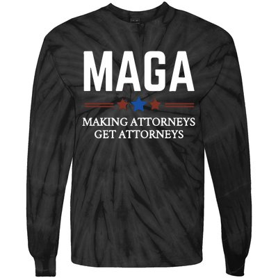 Making Attorneys Get Attorneys Maga Tie-Dye Long Sleeve Shirt