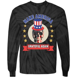 Make America Grateful Again Tie-Dye Long Sleeve Shirt