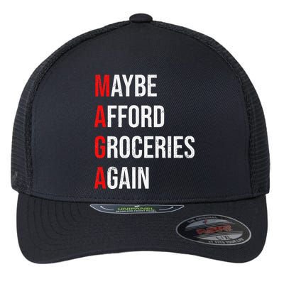 Maybe Afford Groceries Again Election Flexfit Unipanel Trucker Cap