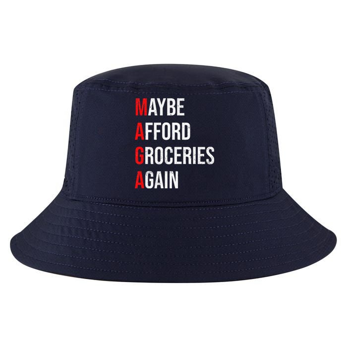 Maybe Afford Groceries Again Election Cool Comfort Performance Bucket Hat