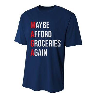 Maybe Afford Groceries Again Election Performance Sprint T-Shirt