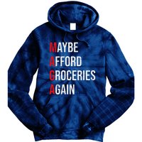 Maybe Afford Groceries Again Election Tie Dye Hoodie