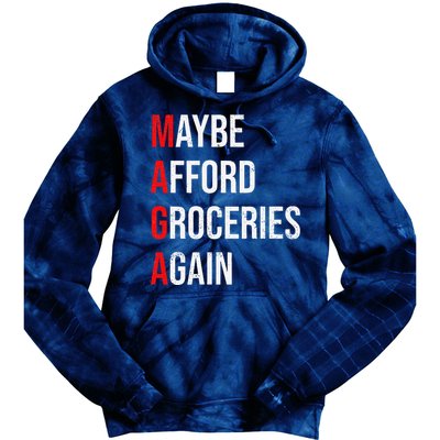 Maybe Afford Groceries Again Election Tie Dye Hoodie