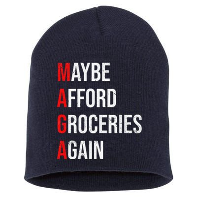 Maybe Afford Groceries Again Election Short Acrylic Beanie