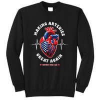 Making Arteries Great Again Cardiac Cath Lab Sweatshirt