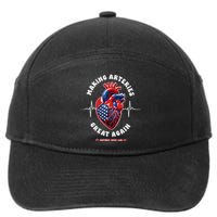 Making Arteries Great Again Cardiac Cath Lab 7-Panel Snapback Hat