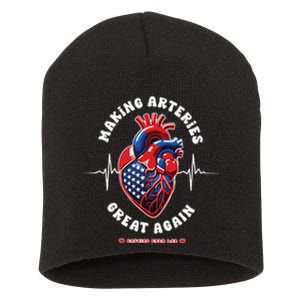 Making Arteries Great Again Cardiac Cath Lab Short Acrylic Beanie