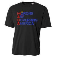 Morons Are Governing America Funny Trump 2024 Cooling Performance Crew T-Shirt