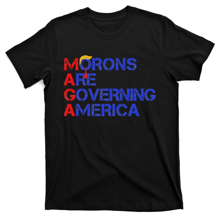 Morons Are Governing America Funny Trump 2024 T-Shirt