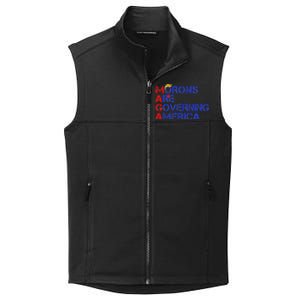 Morons Are Governing America Funny Trump 2024 Collective Smooth Fleece Vest