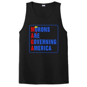 Morons Are Governing America Funny Trump 2024 (5) PosiCharge Competitor Tank