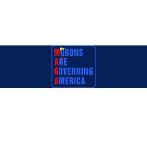 Morons Are Governing America Funny Trump 2024 (5) Bumper Sticker