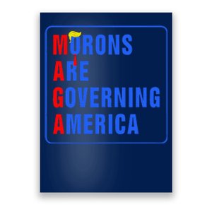 Morons Are Governing America Funny Trump 2024 (5) Poster