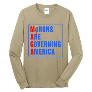 Morons Are Governing America Funny Trump 2024 (5) Tall Long Sleeve T-Shirt