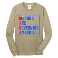 Morons Are Governing America Funny Trump 2024 (5) Tall Long Sleeve T-Shirt