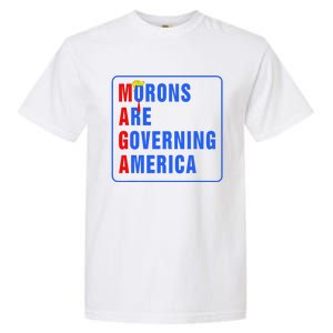 Morons Are Governing America Funny Trump 2024 (5) Garment-Dyed Heavyweight T-Shirt