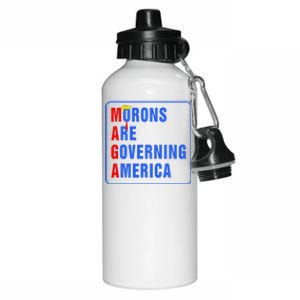 Morons Are Governing America Funny Trump 2024 (5) Aluminum Water Bottle