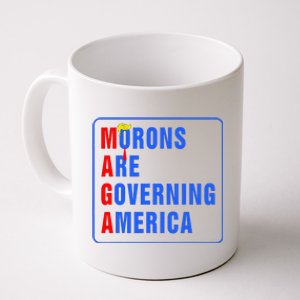 Morons Are Governing America Funny Trump 2024 (5) Coffee Mug