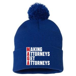 Making Attorneys Get Attorneys Maga Pom Pom 12in Knit Beanie