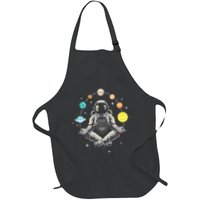 Meditating Astronaut Galaxy Spaceman Astronomer Apron