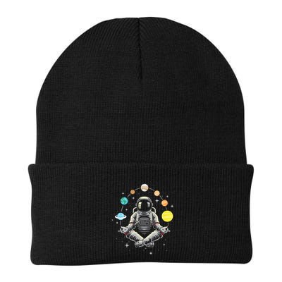 Meditating Astronaut Galaxy Spaceman Astronomer Beanie