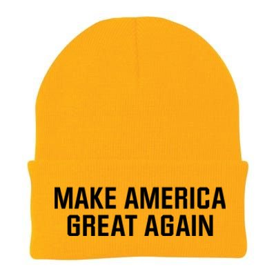 Make America Great Again President Trump Patriotic Knit Cap Winter Beanie