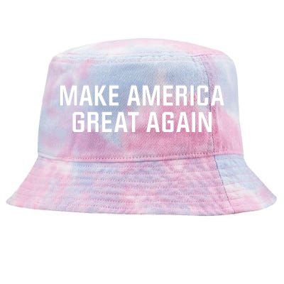 Make America Great Again President Trump Patriotic Tie-Dyed Bucket Hat