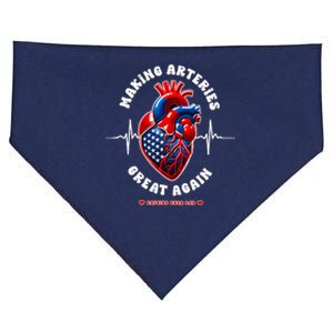 Making Arteries Great Again Cardiac Cath Lab USA-Made Doggie Bandana