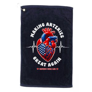 Making Arteries Great Again Cardiac Cath Lab Platinum Collection Golf Towel