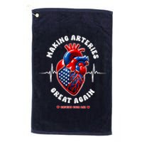 Making Arteries Great Again Cardiac Cath Lab Platinum Collection Golf Towel