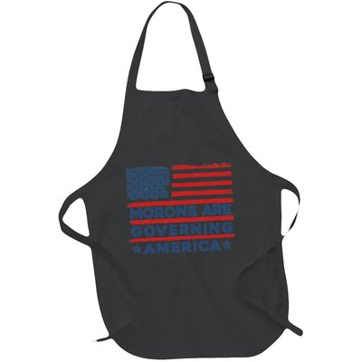 Morons Are Governing America Political Satire Apron