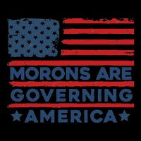 Morons Are Governing America Political Satire 16 in Basic Backpack