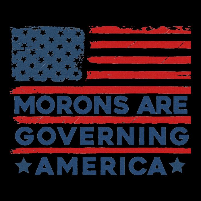 Morons Are Governing America Political Satire 16 in Basic Backpack