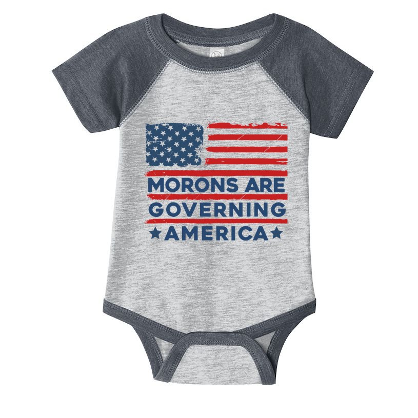 Morons Are Governing America Political Satire Infant Baby Jersey Bodysuit