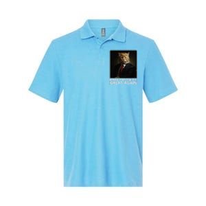 Make Ameowica Great Again Funny Donald Trump Cat Meme Softstyle Adult Sport Polo