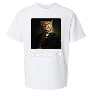 Make Ameowica Great Again Funny Donald Trump Cat Meme Sueded Cloud Jersey T-Shirt