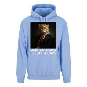 Make Ameowica Great Again Funny Donald Trump Cat Meme Unisex Surf Hoodie