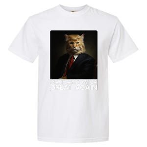 Make Ameowica Great Again Funny Donald Trump Cat Meme Garment-Dyed Heavyweight T-Shirt