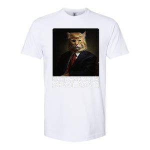 Make Ameowica Great Again Funny Donald Trump Cat Meme Softstyle CVC T-Shirt