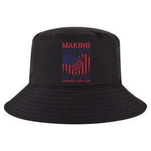 Making Arteries Great Again Cardiac Cath Lab Funny Trump Gift Cool Comfort Performance Bucket Hat